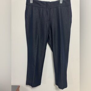 Peter Nygard Navy Cropped Pants